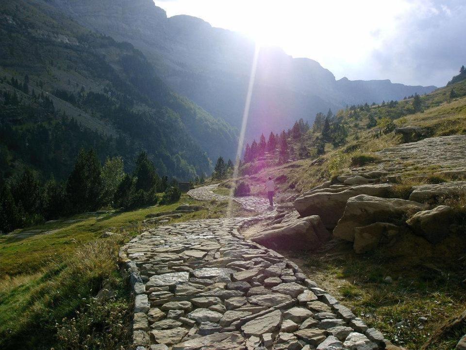Apartamentos Pirineos Ordesa El Pueyo de Araguás Buitenkant foto